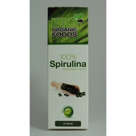 100% Spirulina Platensis 80 gram - 400 tabl.